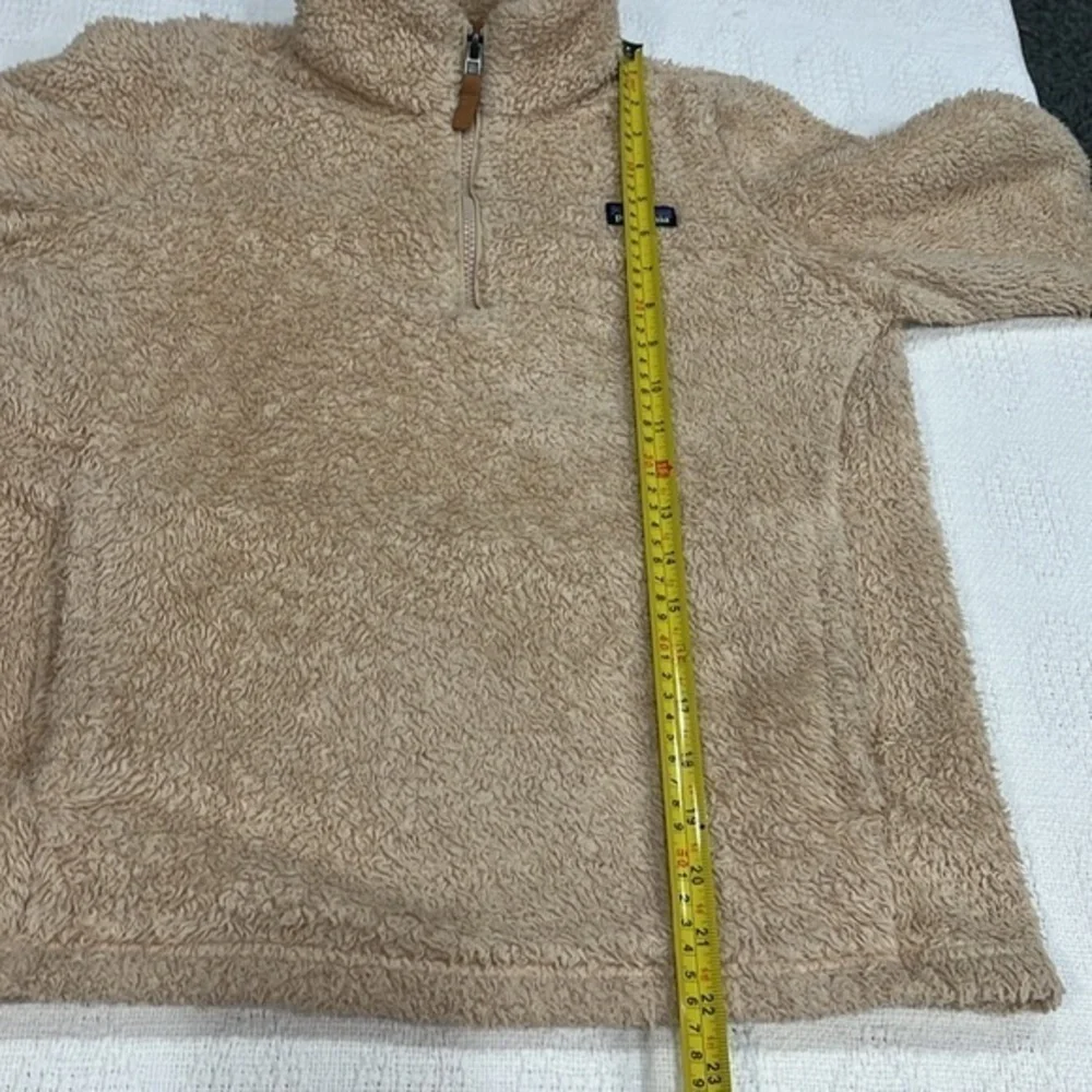 Patagonia kids XL size 14 Kids' Los Gatos 1/4-Zip Fleece Creamy, beige‎ color